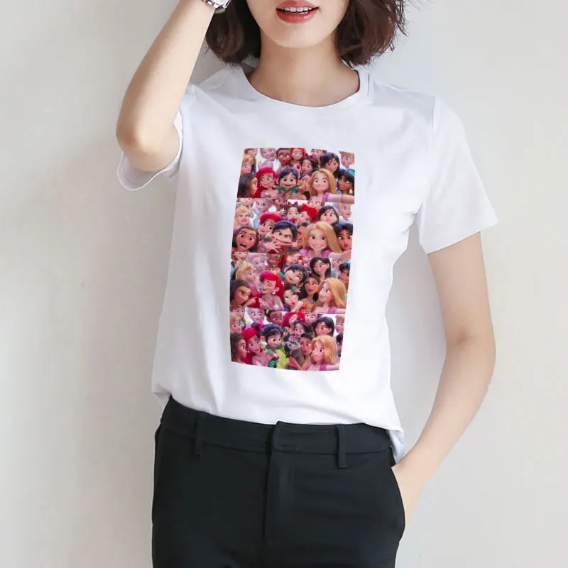 Women Clothes 2019 Summer T Shirt Harajuku Thin Section Princess Group Photo Kawaii Aesthetic Tshirt Leisure Hipster T-shirt Top
Women Clothes 2019 Summer T Shirt Harajuku Thin Section Princess Group Photo Kawaii Aesthetic Tshirt Leisure Hipster T-shirt Top
