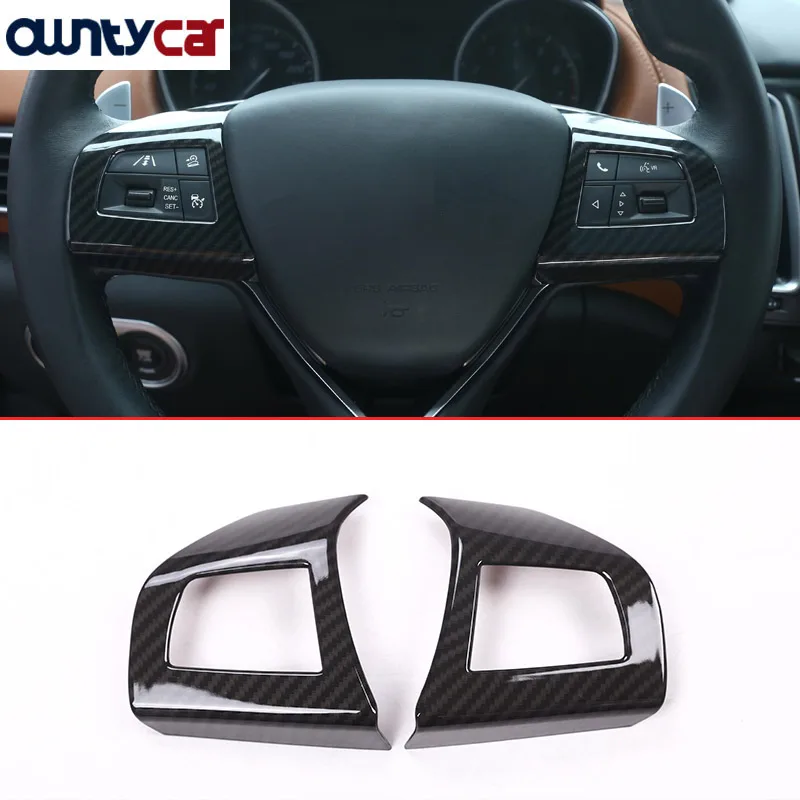 For Maserati Levante Ghibli Quattroporte Plastic Carbon Fiber Style Steering Wheel Button Frame Cover Trim
For Maserati Levante Ghibli Quattroporte Plastic Carbon Fiber Style Steering Wheel Button Frame Cover Trim