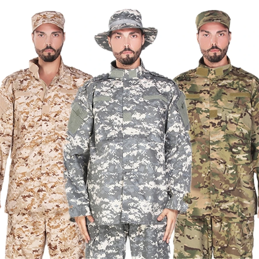 Men Army Militar Combat Uniform for Camouflage Military Special Forces ACU COAT+PANTS Set Tactical Suit Paintball Wear Clothes
Men Army Militar Combat Uniform for Camouflage Military Special Forces ACU COAT+PANTS Set Tactical Suit Paintball Wear Clothes