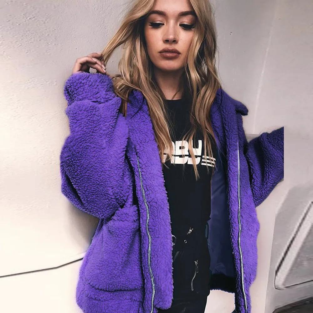 3XL fashion Women's Casual solid female thick purple large size Coat Winter Warm Parka Outwear Ladies Overcoat veste femme
3XL fashion Women's Casual solid female thick purple large size Coat Winter Warm Parka Outwear Ladies Overcoat veste femme