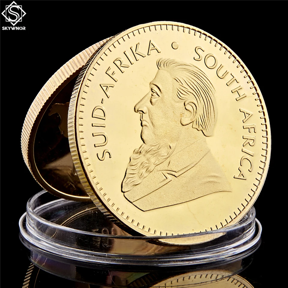 Золотая монета Paul Kruger коллекционные монеты 1 унция Южная Африка саудовская