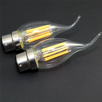 C35 4W 6W LED Filament Bulb Dimmable LED Candle Light B22 2700K 6000K LED Bulb Light AC110V/220V Free shipping
C35 4W 6W LED Filament Bulb Dimmable LED Candle Light B22 2700K 6000K LED Bulb Light AC110V/220V Free shipping
