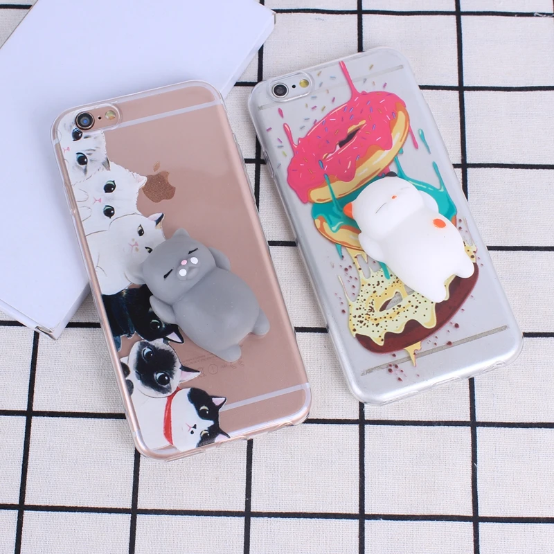 Funny Phone Case For iPhone 7 7 Plus 5 5S SE 6 6S 8 8 PLUS Case Cute Cartoon 3D Squishy Stress Release Toys Cover Soft Silicone
Funny Phone Case For iPhone 7 7 Plus 5 5S SE 6 6S 8 8 PLUS Case Cute Cartoon 3D Squishy Stress Release Toys Cover Soft Silicone