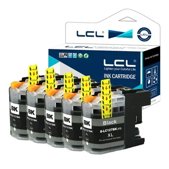 LCL LC127XLBK LC127XL LC 127 XL BK (5-pack) ink Cartridge Compatible for Brother MFC-J4410DW/J4510DW/J4610DW /J4710/ DCP-J4110DW
LCL LC127XLBK LC127XL LC 127 XL BK (5-pack) ink Cartridge Compatible for Brother MFC-J4410DW/J4510DW/J4610DW /J4710/ DCP-J4110DW