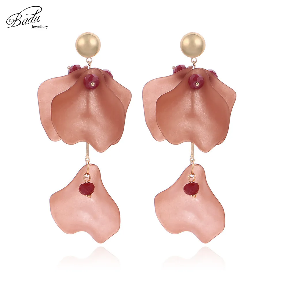 Badu 5 Colors Acrylic Flower Earrings for Women Big Statement Vintage Dangle Drop Earrings Wholesale
Badu 5 Colors Acrylic Flower Earrings for Women Big Statement Vintage Dangle Drop Earrings Wholesale