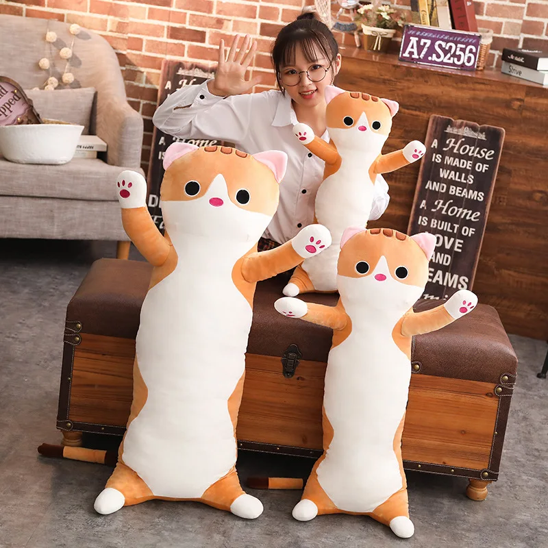 Hug Cat Standing Long Toy Huggable Sleeping Companion Toy Cat Animals Stuffed Doll Brown Cat Lifelike Plushie Toy 65/90/110cm
Hug Cat Standing Long Toy Huggable Sleeping Companion Toy Cat Animals Stuffed Doll Brown Cat Lifelike Plushie Toy 65/90/110cm