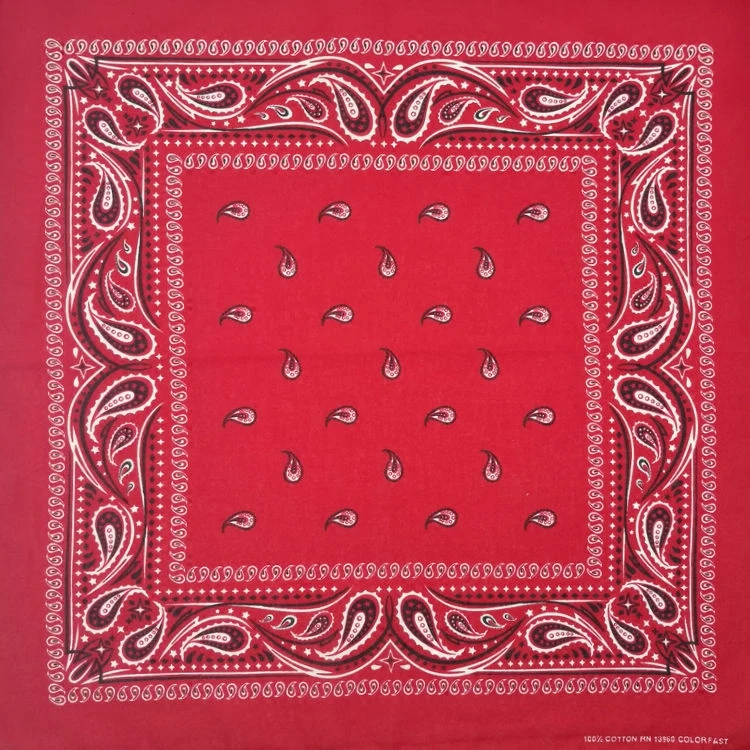 New Hot Sales 100% Cotton 55cm*55cm BlacRed Blue Paisley Printed Bandanas For Women/Men/Boys/Girls
New Hot Sales 100% Cotton 55cm*55cm BlacRed Blue Paisley Printed Bandanas For Women/Men/Boys/Girls