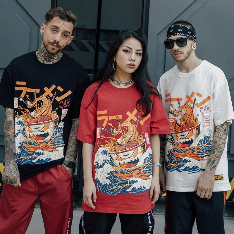 Summer Japanese female waves ulzzang retro fun bf hip hop Harajuku cotton cartoon short sleeve large size S-2XL couple T-shirt
Summer Japanese female waves ulzzang retro fun bf hip hop Harajuku cotton cartoon short sleeve large size S-2XL couple T-shirt