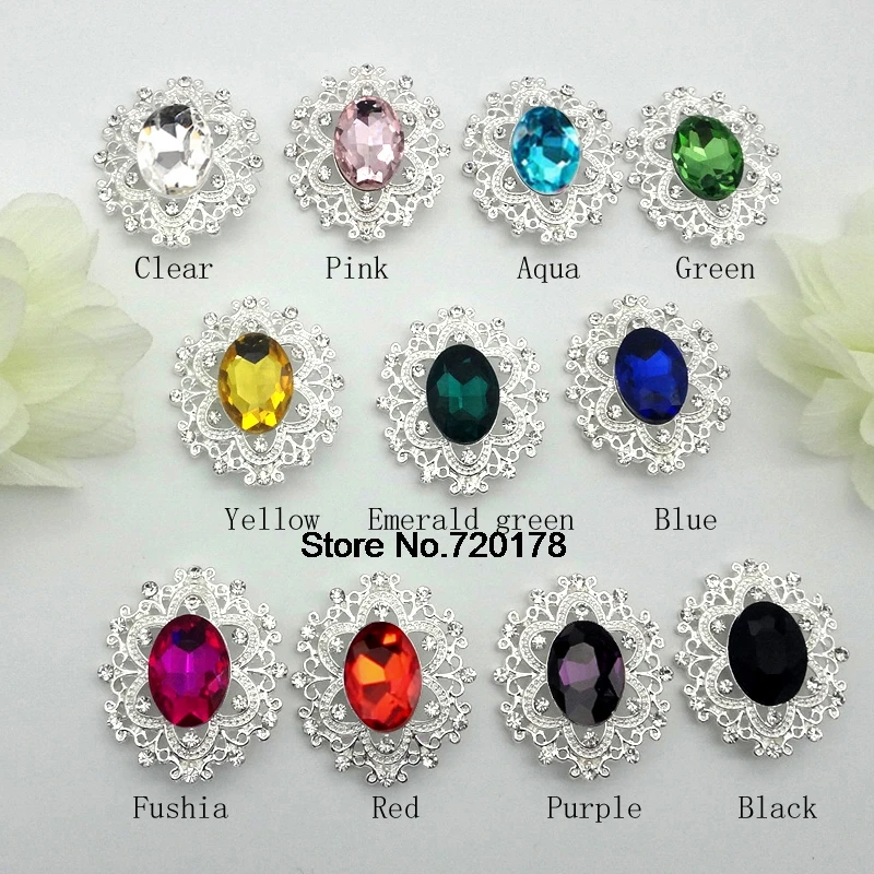 Glass Rhinestone Buttons Silver Metal Shank Buttons Glass Buttons Oval Glass Buttons 30mm x 35mm 50pcs RMM134
Glass Rhinestone Buttons Silver Metal Shank Buttons Glass Buttons Oval Glass Buttons 30mm x 35mm 50pcs RMM134
