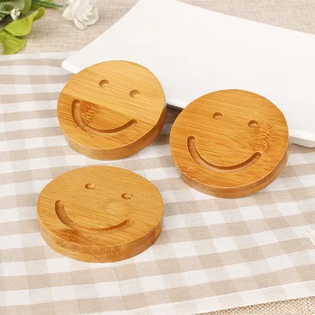 New Arrival Natural Bamboo Coaster Smile Face Cup Mat Teaware Tea Accessory 6.4*6.4CM W8658
New Arrival Natural Bamboo Coaster Smile Face Cup Mat Teaware Tea Accessory 6.4*6.4CM W8658