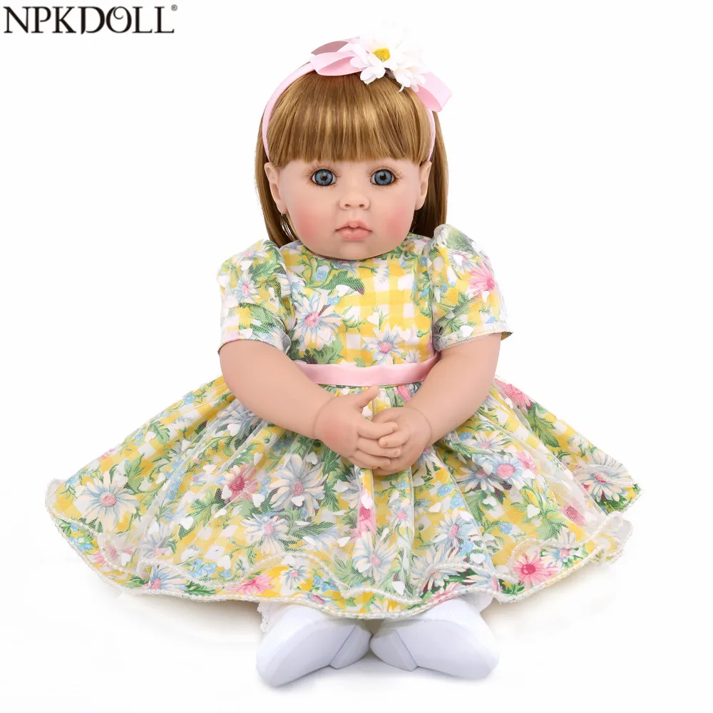 NPKDOLL Adorable 50 CM Princess Doll Reborn Soft Silicone Reborn Baby Dolls Lifelike Boneca Reborn Early Education Toys 
NPKDOLL Adorable 50 CM Princess Doll Reborn Soft Silicone Reborn Baby Dolls Lifelike Boneca Reborn Early Education Toys