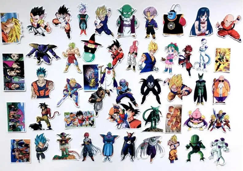 2019 50Pcs/lot Anime Dragon Ball Stickers Super Saiyan Goku Stickers Decal For Snowboard Luggage Car Fridge Laptop Sticker
2019 50Pcs/lot Anime Dragon Ball Stickers Super Saiyan Goku Stickers Decal For Snowboard Luggage Car Fridge Laptop Sticker