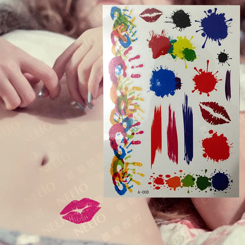 Temporary Waterproof Tattoo Stickers Inks Flash Graffiti Tatoo Art for Festival | Красота и здоровье