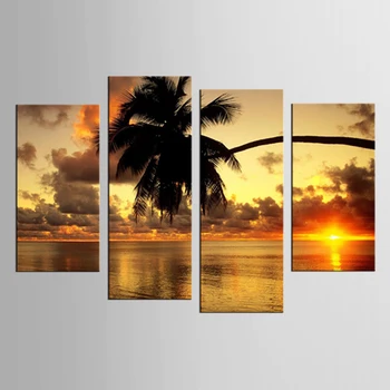 4 Pieces/set Coconut Sea View Wall Art For Wall Decor Home Decoration Picture Paint On Canvas Print Canvas Painting Unframed
4 Pieces/set Coconut Sea View Wall Art For Wall Decor Home Decoration Picture Paint On Canvas Print Canvas Painting Unframed