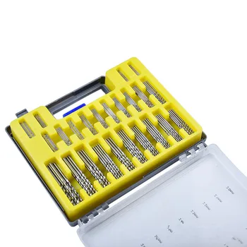 0.4-3.2mm 150PCS Drill Bit Set Small Precision with Carry Case Plastic Box Mini HSS Hand Tools Twist Drill Kit Set
0.4-3.2mm 150PCS Drill Bit Set Small Precision with Carry Case Plastic Box Mini HSS Hand Tools Twist Drill Kit Set