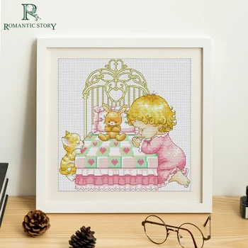 Embroidery,Paintings,Needlework,Cross stitch kits,Cat, Rabbit, Prayer,home DIY Cross-stitch,thread embroidery,Romantic Story
Embroidery,Paintings,Needlework,Cross stitch kits,Cat, Rabbit, Prayer,home DIY Cross-stitch,thread embroidery,Romantic Story