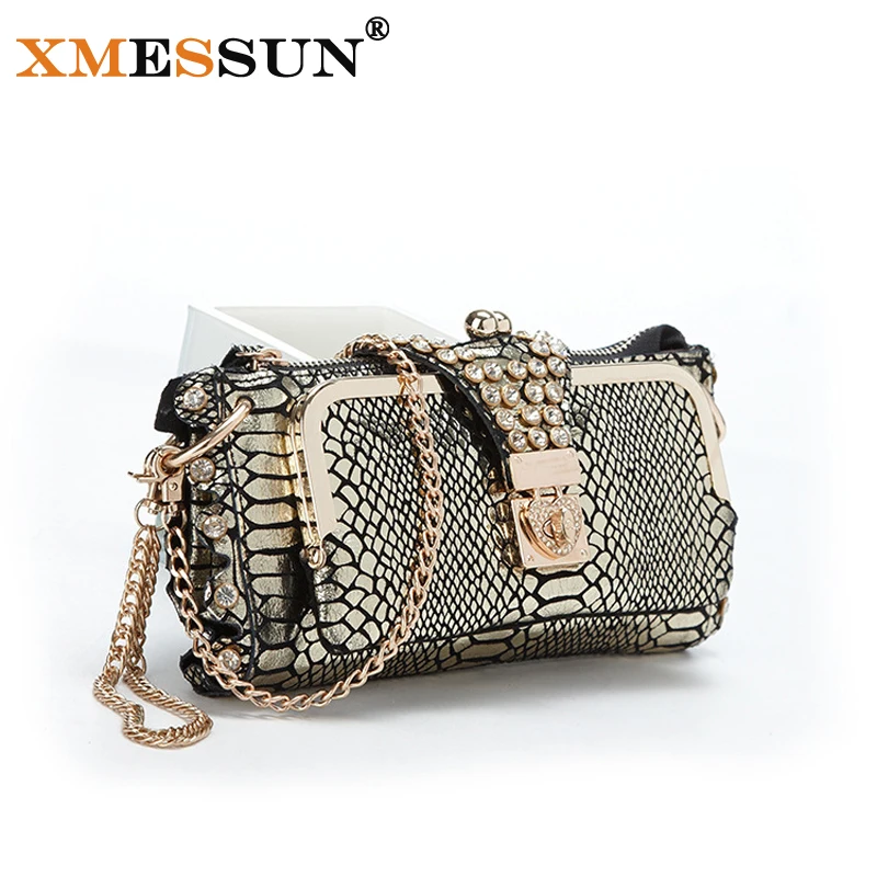 XMESSUN Snake Evening Bag For Women Fashion Shoulder Bags Chain Messenger Crossbody Bags Serpentine Leather Crossbody Bag M127
XMESSUN Snake Evening Bag For Women Fashion Shoulder Bags Chain Messenger Crossbody Bags Serpentine Leather Crossbody Bag M127