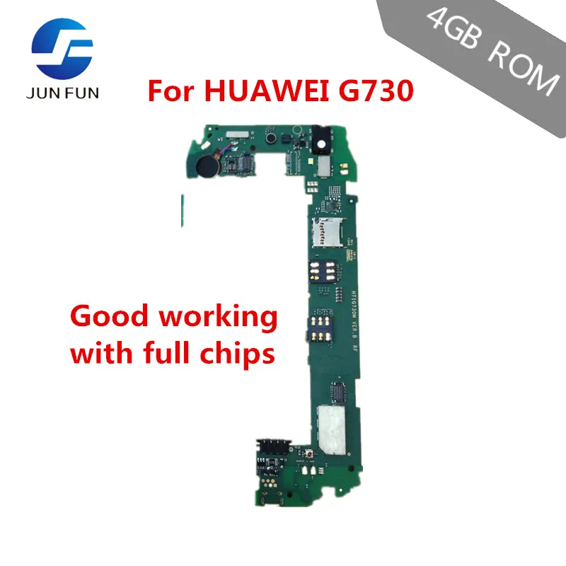 JUN FUN 1GB RAM 4GB ROM For HUAWEI G730 3G Support Motherboard Unlocked Mainboard EMUI Logic Board With Full Chips
JUN FUN 1GB RAM 4GB ROM For HUAWEI G730 3G Support Motherboard Unlocked Mainboard EMUI Logic Board With Full Chips