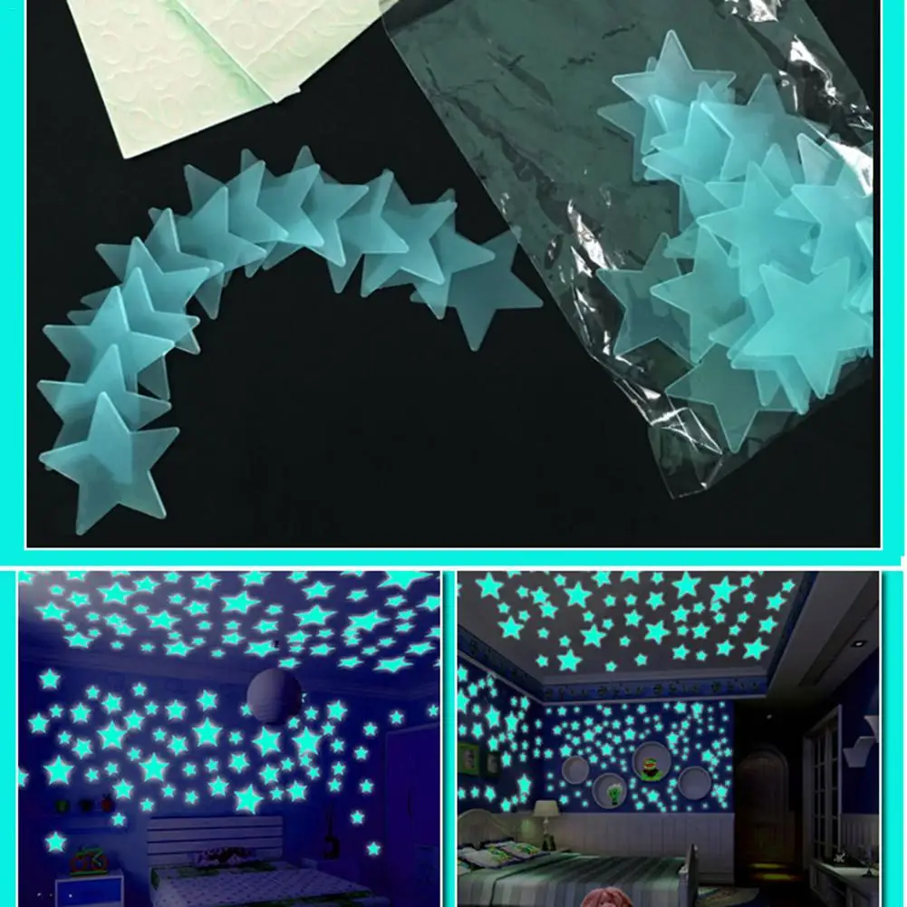 AIHOME 50PCS 3D Fluorescent Luminous Stars Pattern Wall Stickers Glow In The Dark For Kids Baby Room Bedroom
AIHOME 50PCS 3D Fluorescent Luminous Stars Pattern Wall Stickers Glow In The Dark For Kids Baby Room Bedroom