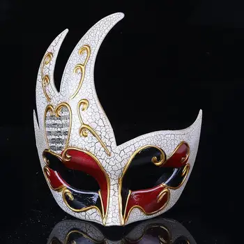 2019 New Halloween Masquerade Party Masks Men Half Face Venice show Flame Crack Mask Party Decor Accessories Cosplay
2019 New Halloween Masquerade Party Masks Men Half Face Venice show Flame Crack Mask Party Decor Accessories Cosplay