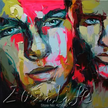 Palette knife painting portrait Palette knife Face Oil painting Impasto figure on canvas Hand painted Francoise Nielly 15
Palette knife painting portrait Palette knife Face Oil painting Impasto figure on canvas Hand painted Francoise Nielly 15