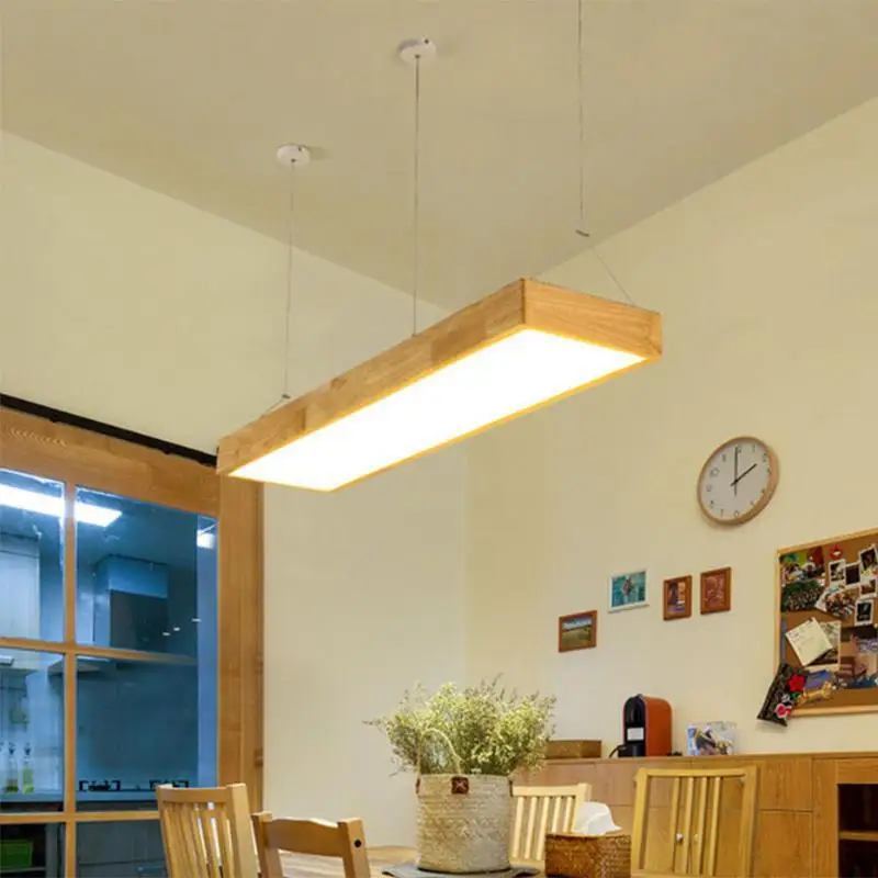 Nordic Rectangular Led Solid Wood Pendant Lamps Bar Creative Living Room Pendant Lamp Bedroom Office Cafe Decor Pendant Lighting
Nordic Rectangular Led Solid Wood Pendant Lamps Bar Creative Living Room Pendant Lamp Bedroom Office Cafe Decor Pendant Lighting