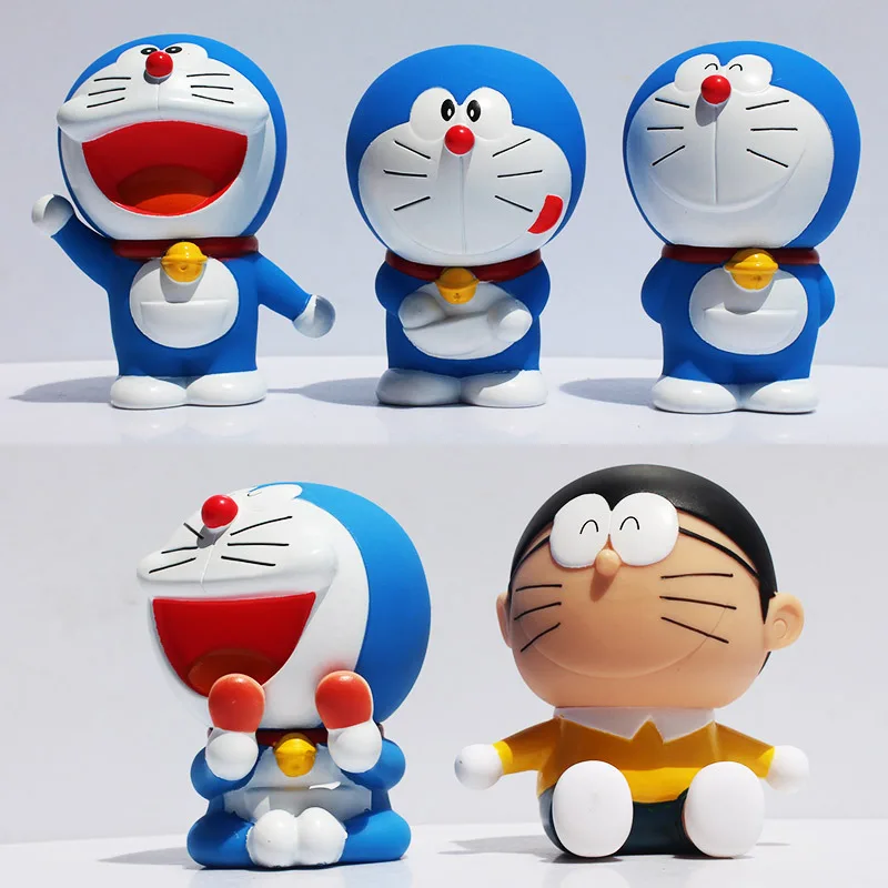 5pcs/lot Japanese Cartoon Doraemon Nobi Nobita PVC Dolls Figure Model Toy Christmas Gift For Children
5pcs/lot Japanese Cartoon Doraemon Nobi Nobita PVC Dolls Figure Model Toy Christmas Gift For Children