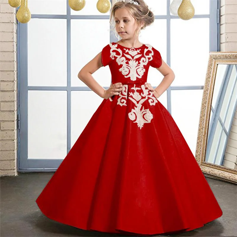 Prom dress children long party dress flower girl dress for wedding first communion princess dress baby costume fluffy clothing
Prom dress children long party dress flower girl dress for wedding first communion princess dress baby costume fluffy clothing