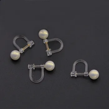 SEA MEW 50PCS Steel Transparent Spring Pearl Ear Clip For Jewelry Making Ear Plug Resin Earrings Base Setting DIY Component
SEA MEW 50PCS Steel Transparent Spring Pearl Ear Clip For Jewelry Making Ear Plug Resin Earrings Base Setting DIY Component