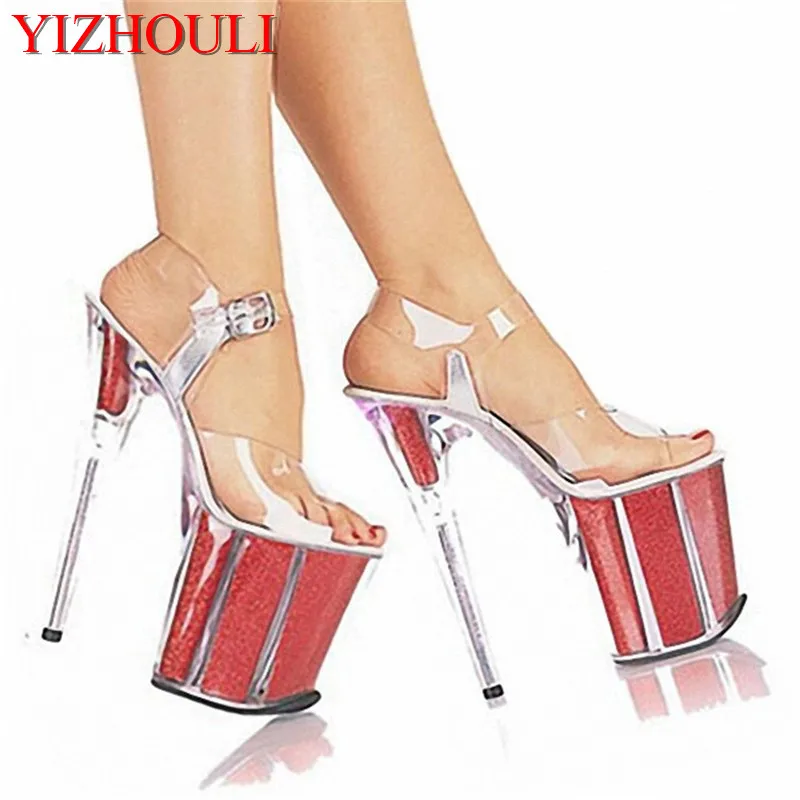 Ladies Sexy Party Heels Wedding Shoes Platform Crystal Shoes 20CM Ultra High Heels Sandals
Ladies Sexy Party Heels Wedding Shoes Platform Crystal Shoes 20CM Ultra High Heels Sandals