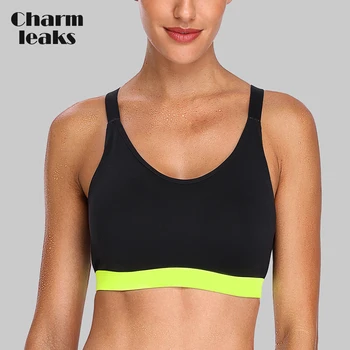 Charmleaks Women's Mid Impact Sports Bra Padded Support Yoga Bra Breathable Jogging Workout Racerback Sports Top
Charmleaks Women's Mid Impact Sports Bra Padded Support Yoga Bra Breathable Jogging Workout Racerback Sports Top