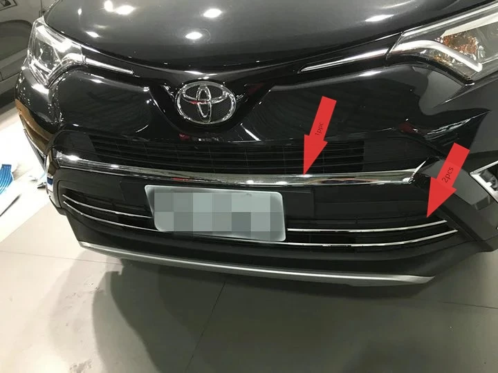 3pcs/set ABS Chrome and Stainless Steel Front Grill Grille Trim Garnish Car styling Fit For Toyota RAV4 RAV 4 2016 Accessories
3pcs/set ABS Chrome and Stainless Steel Front Grill Grille Trim Garnish Car styling Fit For Toyota RAV4 RAV 4 2016 Accessories