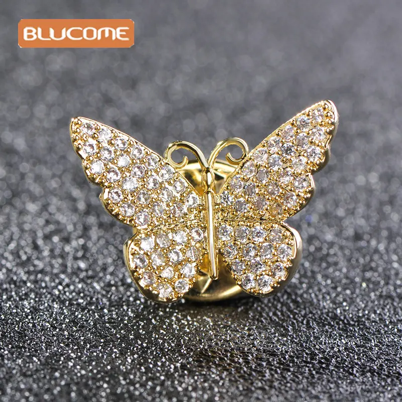 Blucome Beautiful Dancing Butterfly Brooches For Women Girls Collar Hats Suit Clips Prong Setting Rhinestone Copper Brooch Pins
Blucome Beautiful Dancing Butterfly Brooches For Women Girls Collar Hats Suit Clips Prong Setting Rhinestone Copper Brooch Pins