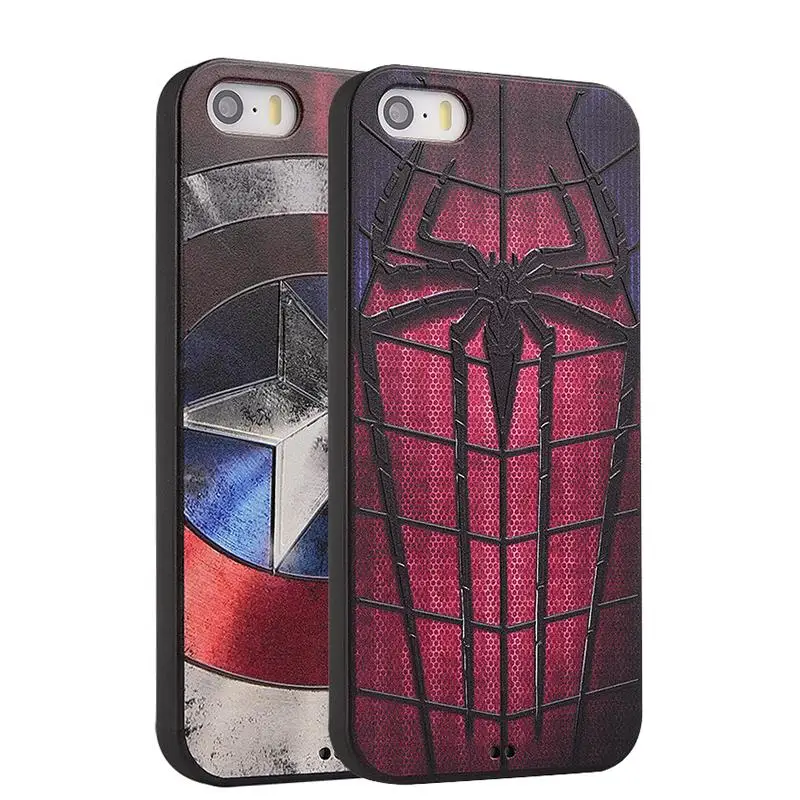 Marvel phone case For iPhone X XS MAX XR 10 8 7 6 6S plus Spiderman Captain America Soft Silicon 3D Stereo Relief Painting Cover
Marvel phone case For iPhone X XS MAX XR 10 8 7 6 6S plus Spiderman Captain America Soft Silicon 3D Stereo Relief Painting Cover