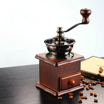 British Retro Style Mini Coffee Grinders Manual Molinillo Cafe Cafetera Tamper Barista Coffee Maker Ferris Wheel Roller Grinder
British Retro Style Mini Coffee Grinders Manual Molinillo Cafe Cafetera Tamper Barista Coffee Maker Ferris Wheel Roller Grinder