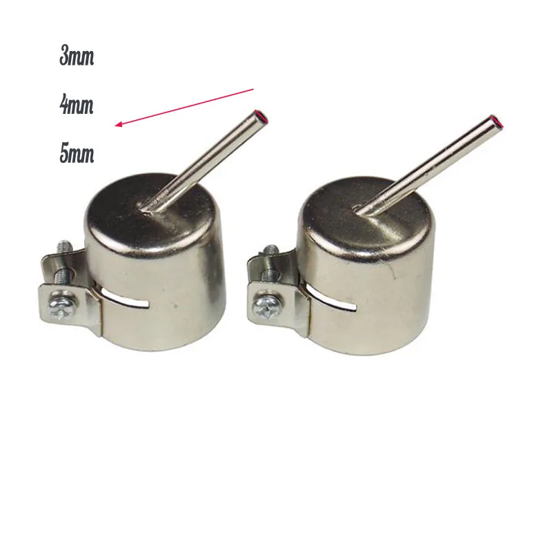 Universal Meatal Heat Gun Resisting Nozzles Hot Air Guns Silver Fit For Hakko 850 and 852D Series, 906, 968, 850, 6028
Universal Meatal Heat Gun Resisting Nozzles Hot Air Guns Silver Fit For Hakko 850 and 852D Series, 906, 968, 850, 6028