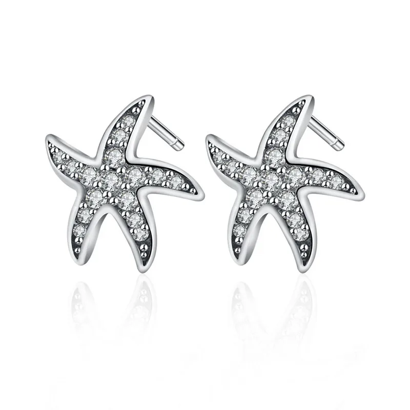 VOJEFEN 925 Sterling Silver Little Starfish Stud Earrings Sweet Starfish Earrings for Women Fashion Jewelry Earring Accessories
VOJEFEN 925 Sterling Silver Little Starfish Stud Earrings Sweet Starfish Earrings for Women Fashion Jewelry Earring Accessories