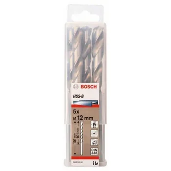 BOSCH 2608595081 for metal Drill HSS-G DIN338 12,0x101x151 5uds 
BOSCH 2608595081 for metal Drill HSS-G DIN338 12,0x101x151 5uds