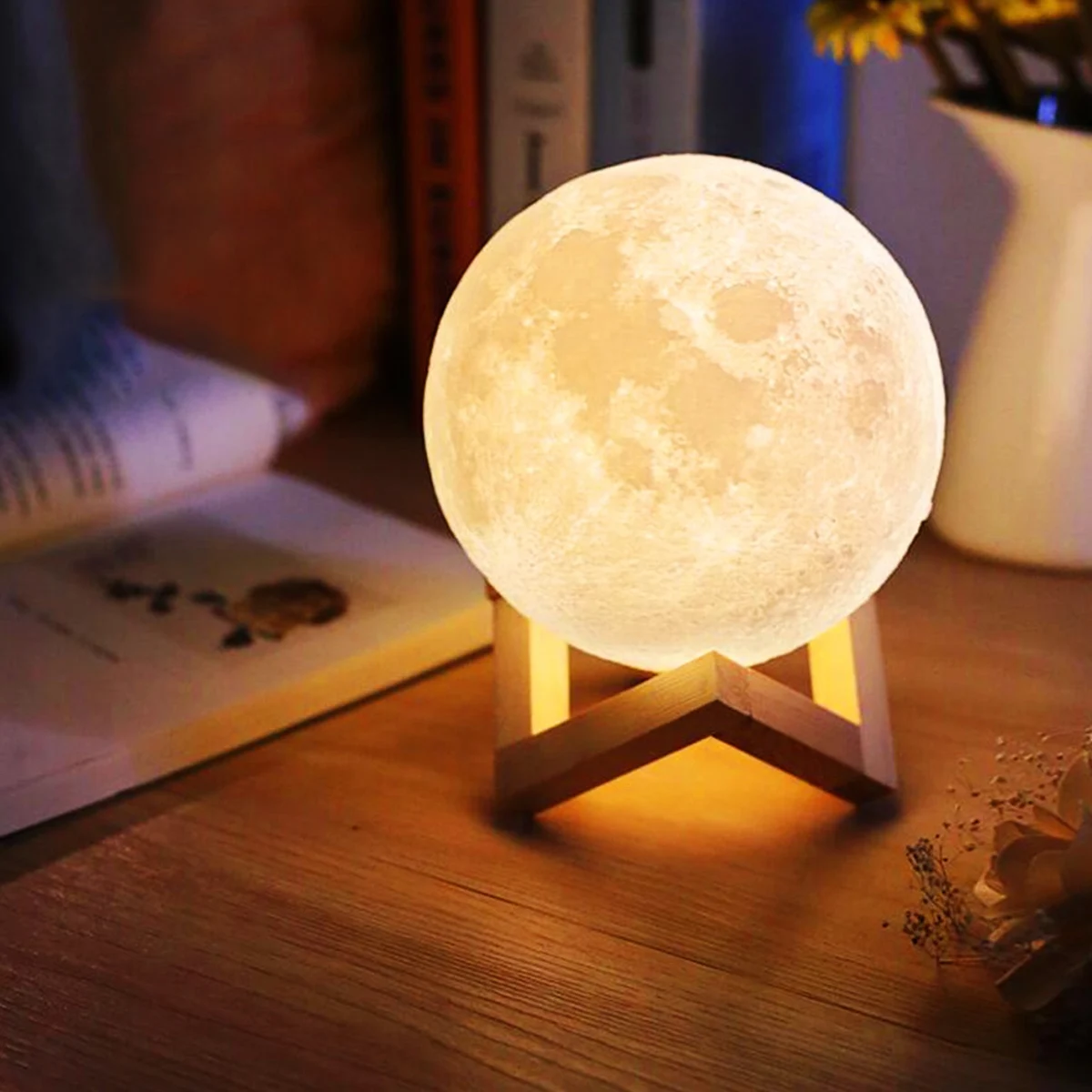 8cm/10cm/15cm 3D Print Moon Lamp Colorful Change USB Creative LED Night Light For Home Decor USB Night Moon Light Children Gift
8cm/10cm/15cm 3D Print Moon Lamp Colorful Change USB Creative LED Night Light For Home Decor USB Night Moon Light Children Gift