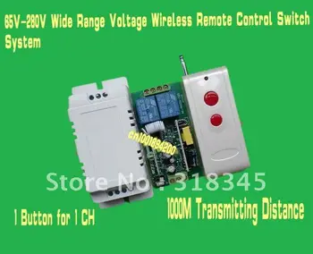 85V-280V 110V/120V/230V/240V etc wide range voltage RF wireless remote control switch system 1Receiver &1Transmitter 1000M 315
85V-280V 110V/120V/230V/240V etc wide range voltage RF wireless remote control switch system 1Receiver &1Transmitter 1000M 315