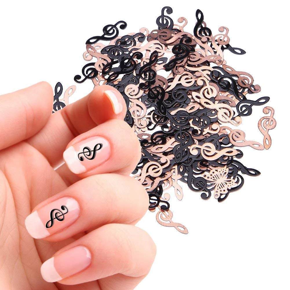 1 Box Delicate 3D Musical Note Nail Art Studs Metallic Studs Metal Nail Stickers Diy Nail Art Decorations Accessories As Shown
1 Box Delicate 3D Musical Note Nail Art Studs Metallic Studs Metal Nail Stickers Diy Nail Art Decorations Accessories As Shown