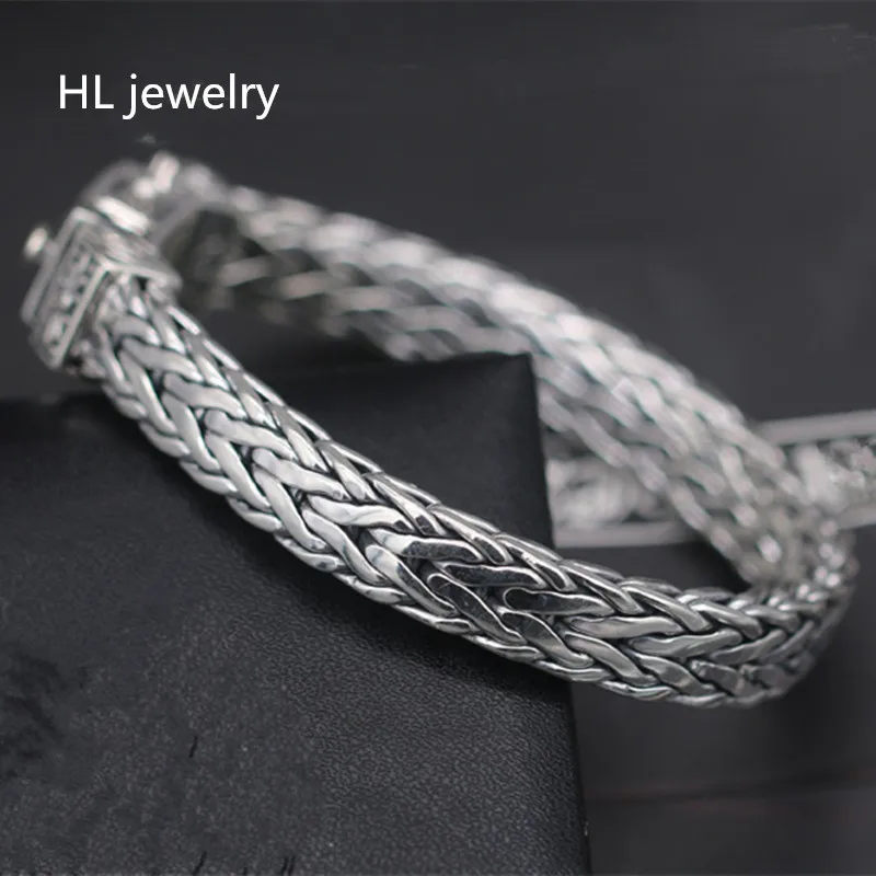 78g 925 Sterling Thai Silver fashion Jewelry Bracelets for Women Men Vintage S925 Solid Thai Silver Chain Bracelets
78g 925 Sterling Thai Silver fashion Jewelry Bracelets for Women Men Vintage S925 Solid Thai Silver Chain Bracelets