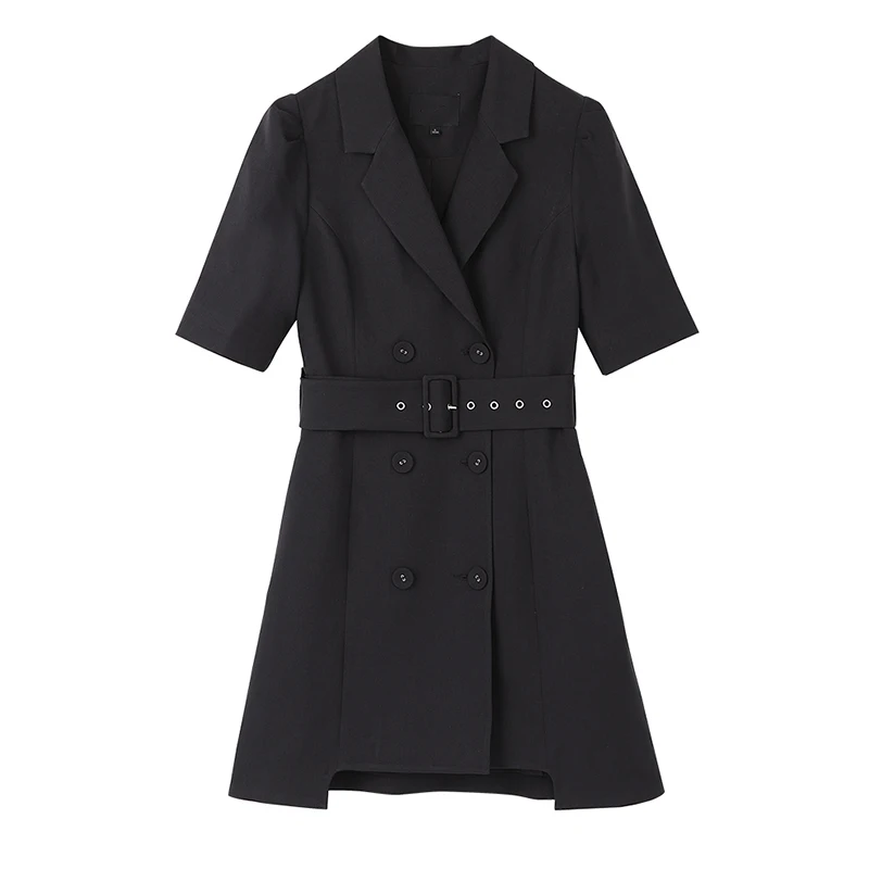 PERHAPS U black orange apricot solid double-breasted notch collar sash empire short sleeve mini asymmetrical dress summer D1809
PERHAPS U black orange apricot solid double-breasted notch collar sash empire short sleeve mini asymmetrical dress summer D1809
