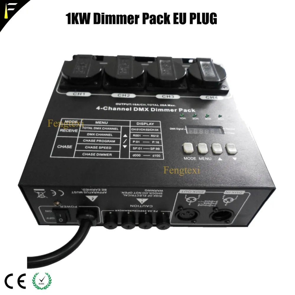 DMX/MIDI controllable 4 Channel DMX Dimmer Multi Switch Pack For Traditional Stage Light Fixture Equipment
DMX/MIDI controllable 4 Channel DMX Dimmer Multi Switch Pack For Traditional Stage Light Fixture Equipment