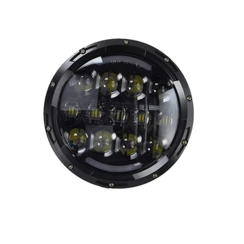 105W 7" Inch Round Hi/Lo Motorcycle LED Headlights DRL White Amber Light For, Touring, Road King Headlamp
105W 7" Inch Round Hi/Lo Motorcycle LED Headlights DRL White Amber Light For, Touring, Road King Headlamp