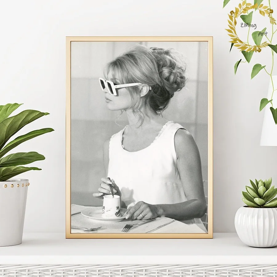 Brigitte Bardot black and white poster Celebrity poster Art Silk Poster Pictures for Living Room No Frame
Brigitte Bardot black and white poster Celebrity poster Art Silk Poster Pictures for Living Room No Frame