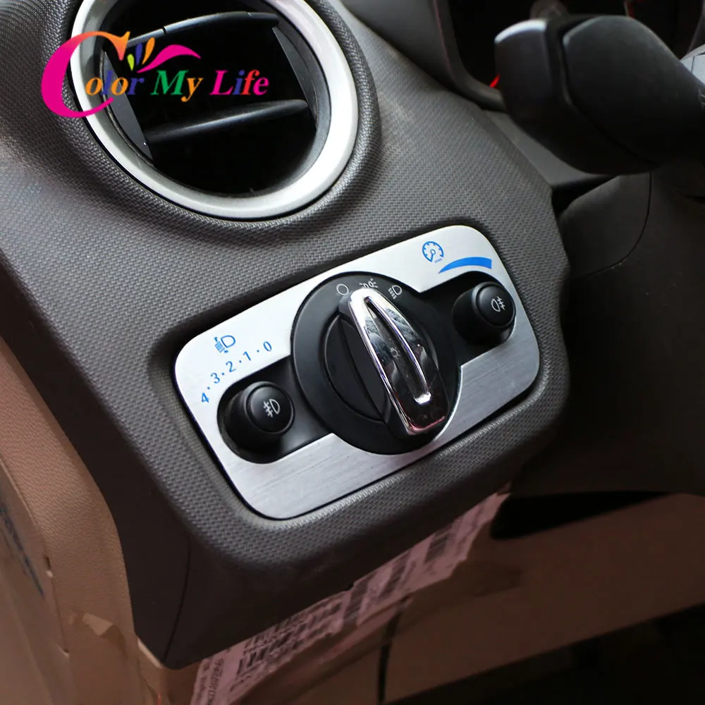 Color My Life Aluminum Car Headlight Switch Decoration Trim Headlights Switch Stickers for Ford C-Max Cmax 2015 2016 Accessories
Color My Life Aluminum Car Headlight Switch Decoration Trim Headlights Switch Stickers for Ford C-Max Cmax 2015 2016 Accessories