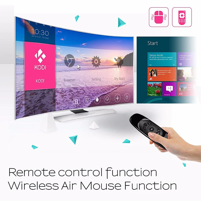 Airmouse Wireless Keybord Russian and English Motion Sensing 2.4GHz Mini Rechargable Keyboard Smart remote control Smart TV
Airmouse Wireless Keybord Russian and English Motion Sensing 2.4GHz Mini Rechargable Keyboard Smart remote control Smart TV