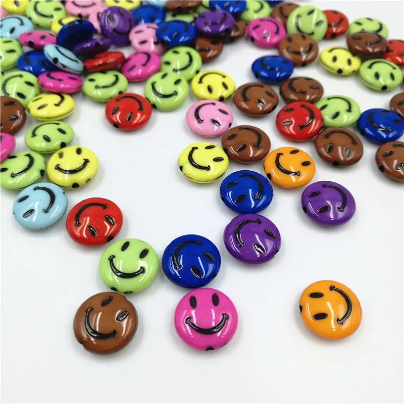 50pcs 14mm Smile Face Heart Flower Wheel Acrylic Beads for Jewelry Making Girls Bracelet Hair Hoop DIY Candy Beads Accessories
50pcs 14mm Smile Face Heart Flower Wheel Acrylic Beads for Jewelry Making Girls Bracelet Hair Hoop DIY Candy Beads Accessories