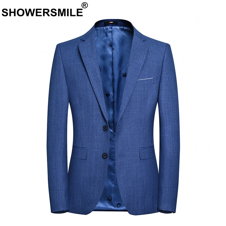smart casual blue blazer